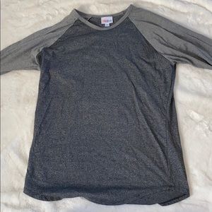 Lularoe Simply Comfortable Gray Top size M